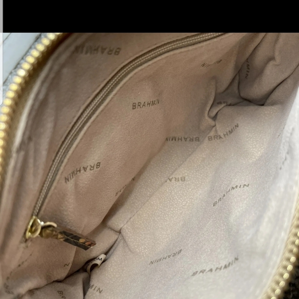 SOLD! NWT! Brahmin Daisy Clutch Wristlet Reptilian Ombre Melbourne Leather - Picture 8 of 11
